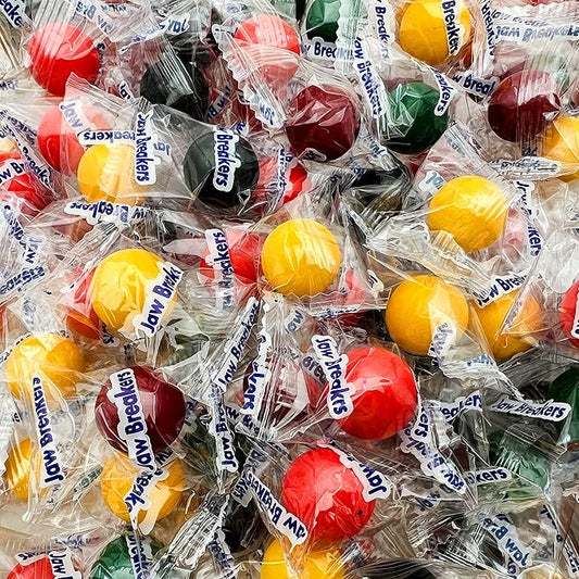 Jaw Breakers Hard Candy - 3 Pound Bulk Pack (About 230 Count) - Individually Wrapped