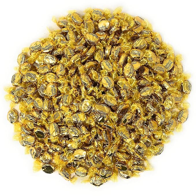 Werther's Original Caramel Butter And French Cream Hard Candies Bulk 4.25 Lbs 360+ Pcs (68 Oz)