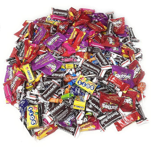 Ultimate Sampler Special Bulk Candy Mix 11.25 Lb Starbursts FaveReds And Skittles Original And Wild Berry Tootsie Rolls Juniors Tootsie Snack Bars Tootsie Mini Dots Tootsie Pops Fruit Rolls 450+ Ct (180.4 Oz)