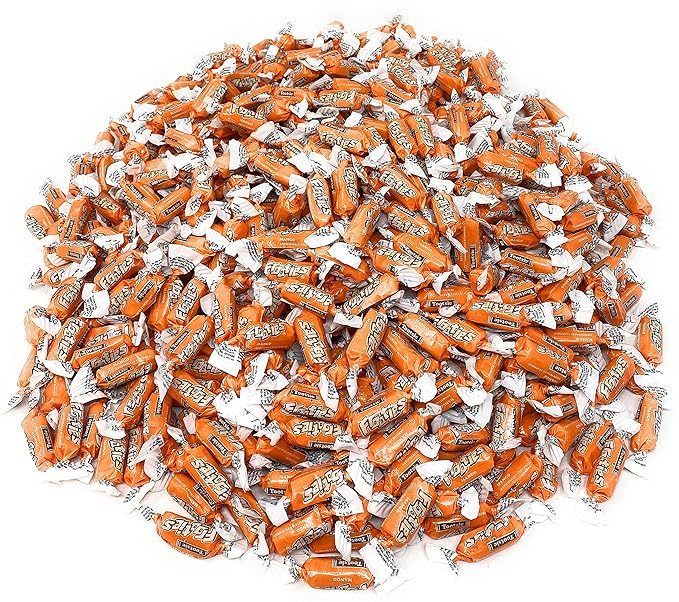 Bulk Mango Flavor Tootsie Roll Frooties Chewy Orange Color American Taffies Candy Individually Wrapped In Resealable Assortit Bag 5 Lb 735+pcs (80-Oz) - Made In USA