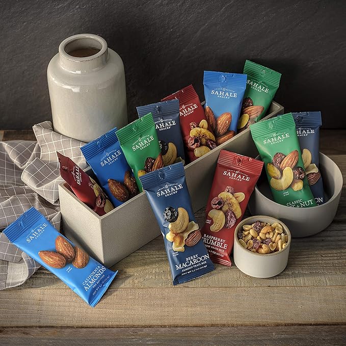 Sahale Snacks Glazed Nut Mix Variety Pack, 1.5 Ounces (Pack of 12)