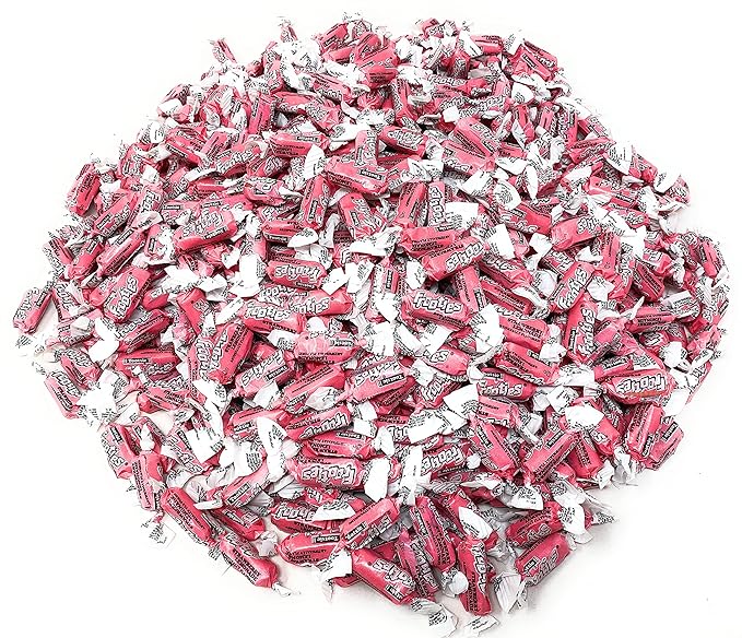 Bulk Strawberry Lemonade Flavor Tootsie Roll Frooties Chewy Pink American Taffies Candy Individually Wrapped In Resealable Assortit Bag 5 Lb 735+pcs (80-Oz) Made In USA