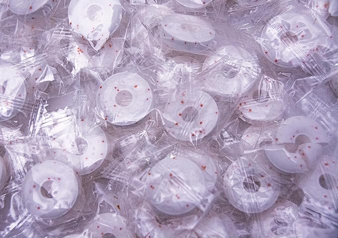 Orange Mints - 1 lb of Bulk Individually Wrapped Fresh Sucking Candy