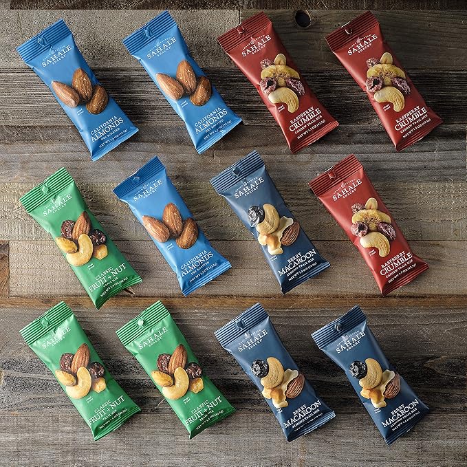 Sahale Snacks Glazed Nut Mix Variety Pack, 1.5 Ounces (Pack of 12)